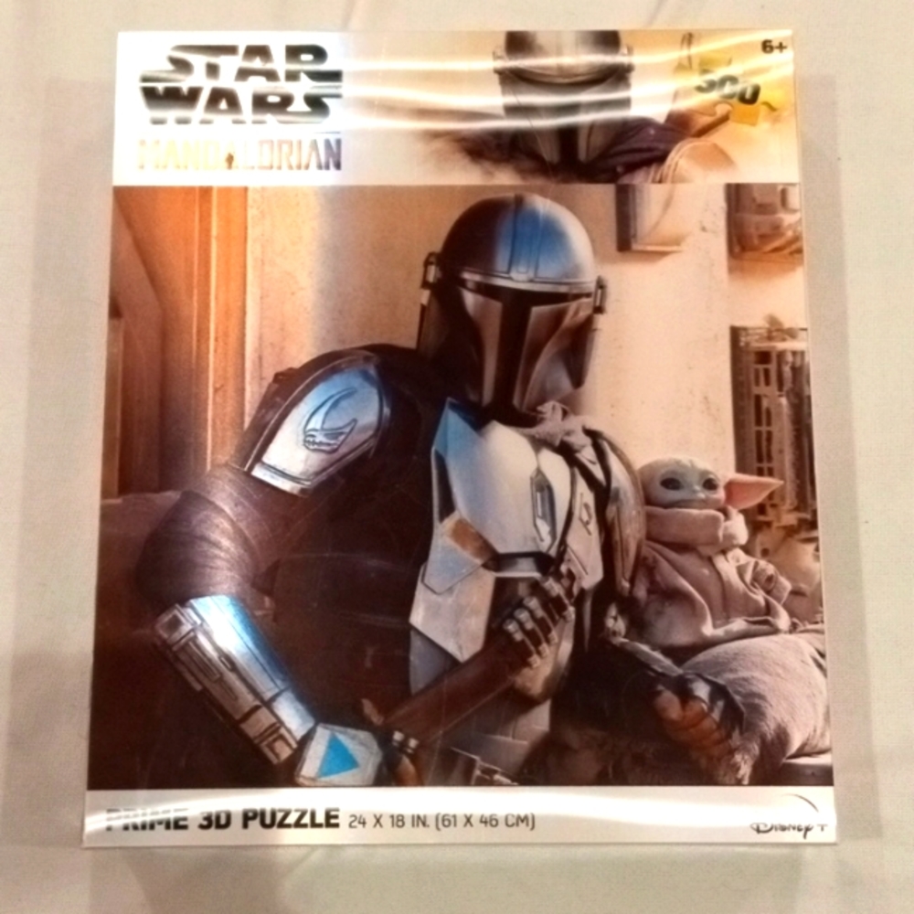3D Puzzle Star Wars The Mandalorian And Grogu 500 pc nib